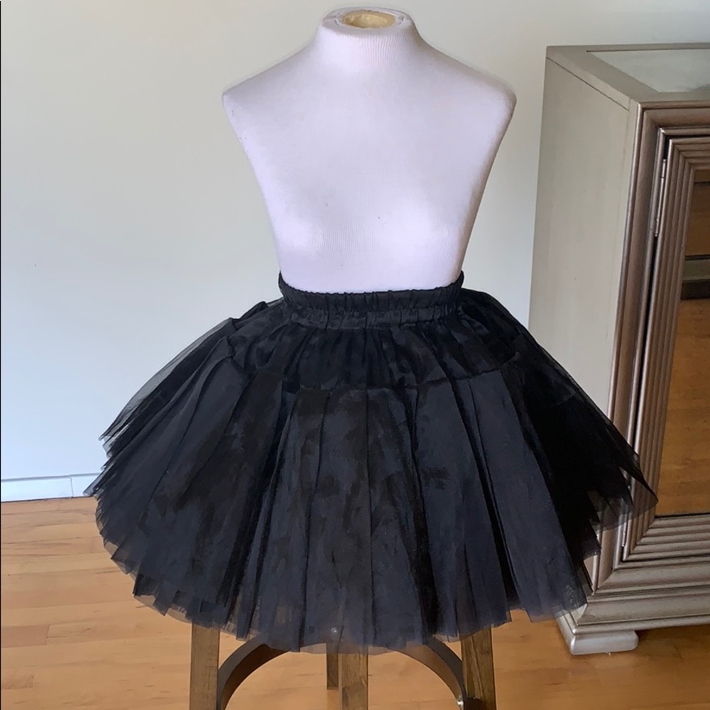 All black Full tutu